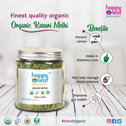 Happy Leaf Organic Kasuri Methi - 2 oz(57 gm)