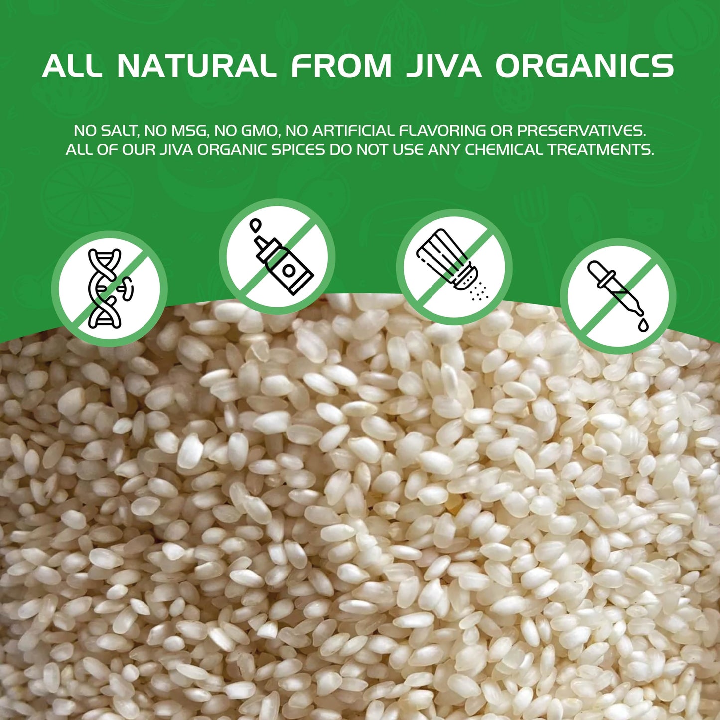 Jiva Organic Idli Rice 10 Pound Bag - Non-GMO, USDA Organic, Vegan, Perfect for Idli & Dosa - Short Grain Parboiled Rice