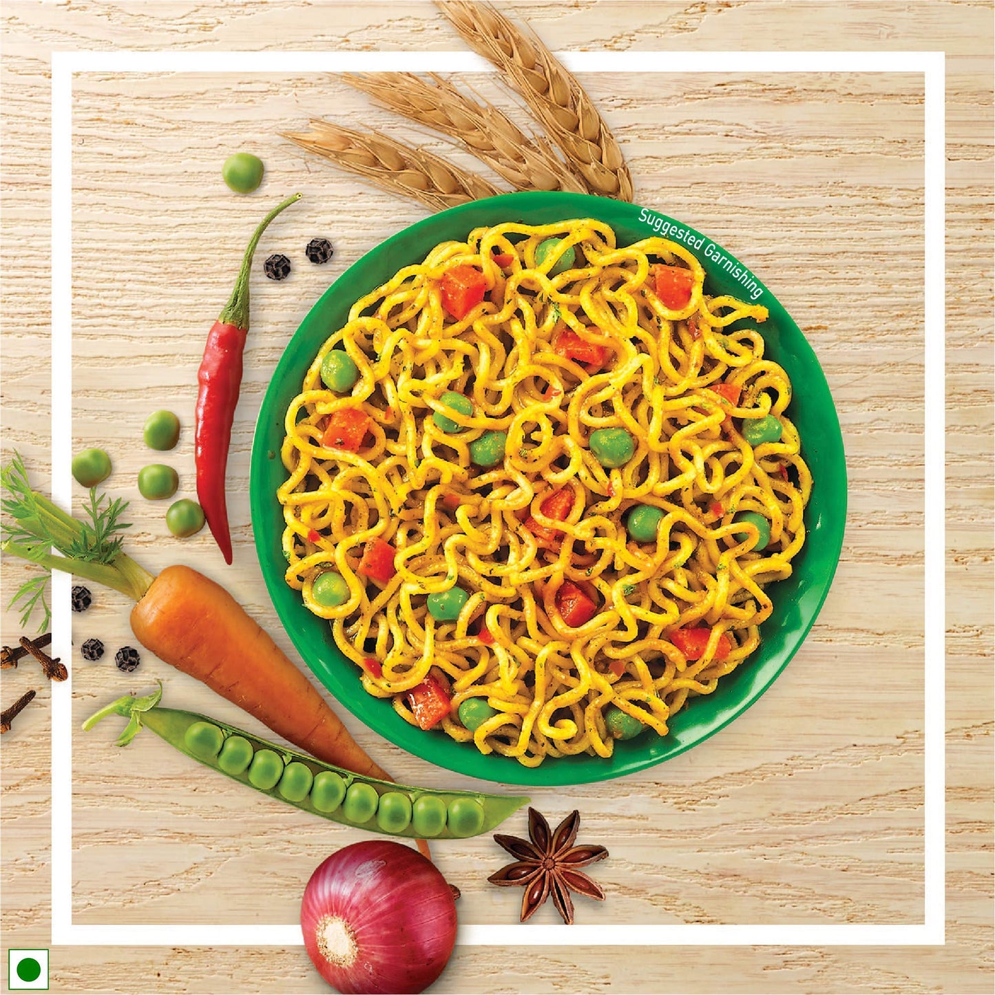 Maggi Masala instant noodles- VEg ATTA 290 gms - Vermicelli Noodles