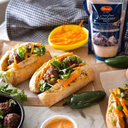 Shan Virgin Himalayan Pink Salt Fine Grain (800g) - Naturally Fortified with 84 Trace Minerals - Stand Up Pouch