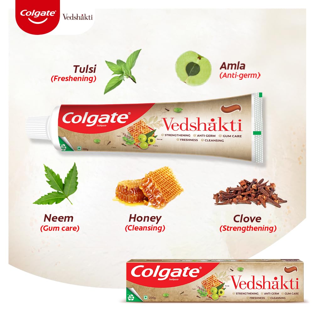 Colgate Swarna Vedshakti - 200g (Pack of 3)