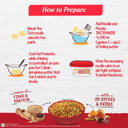 Maggi Masala Oats noodles 290 gms - Vermicelli Noodles