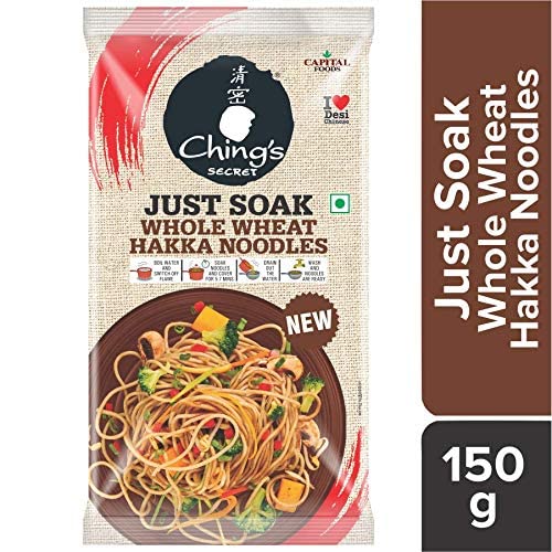 Ching'S Secret Just Soak Whole Wheat Hakka Noodles 150 gm