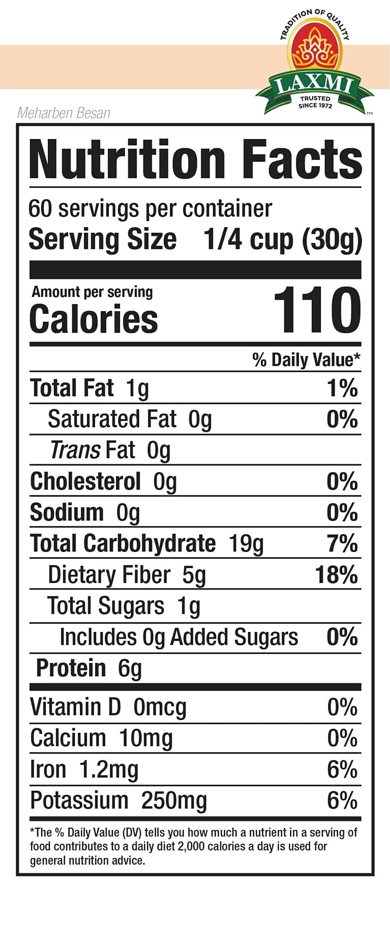 Meharban Besan Gram Flour 4 lbs - Atta / Rice / Dal