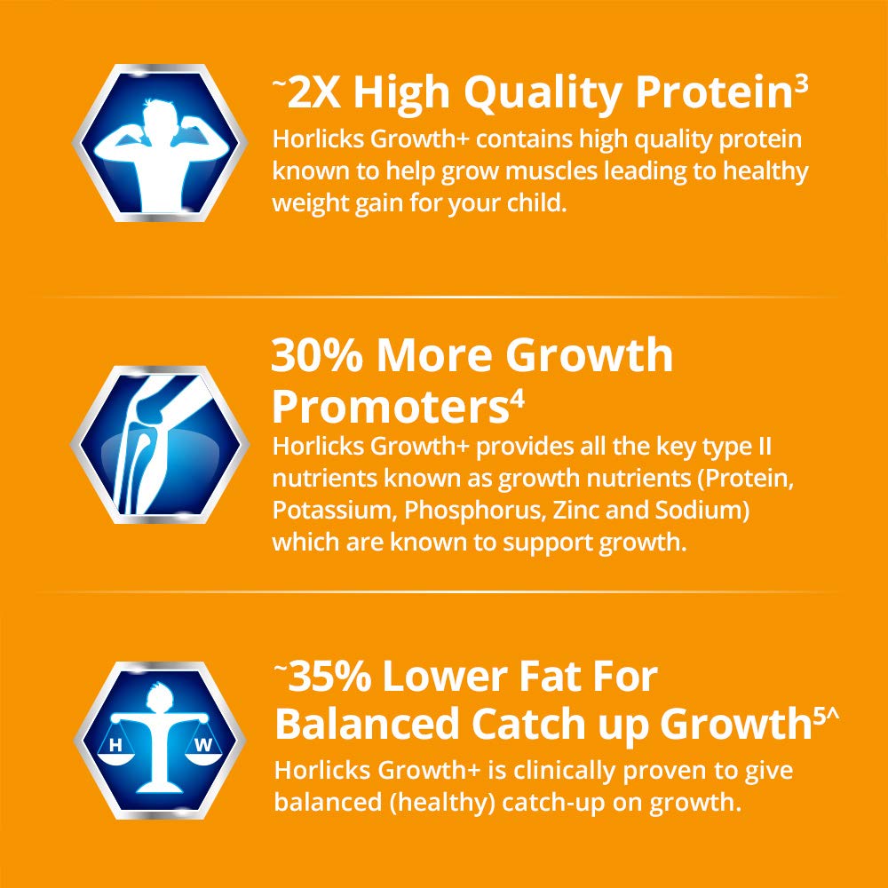 Horlicks Growth Plus Vanilla Flavour 400 gms