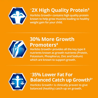 Horlicks Growth Plus Vanilla Flavour 400 gms