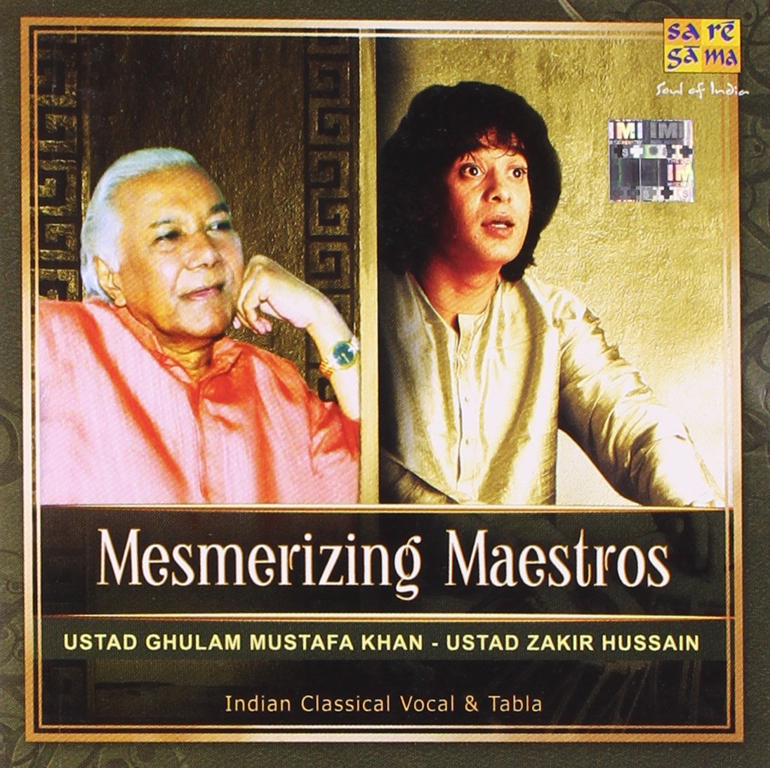 Mesmerizing Maestros Ustad Ghulam Mustafa Khan and Ustad Zakir Hussain (Hindustani Classical Vocal and Tabla) [Audio CD] PT.AJOY CHAKRAVARTY and USTAD ZAKIR HUSSIN