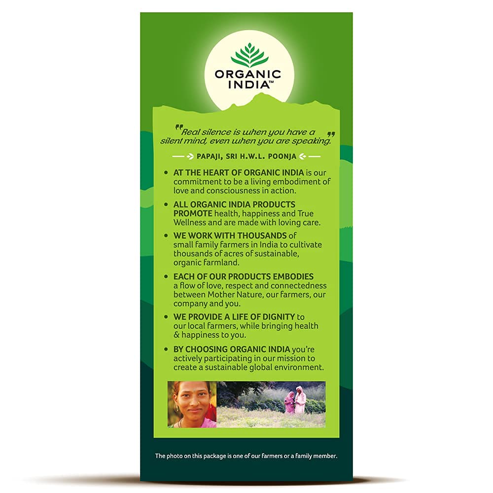 Tulsi Green-Organic India 18 infusion bags - Food / Masala / Dal
