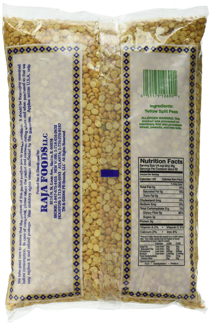 Swad Yellow Split Peas 4 lbs - Food / Masala / Dal