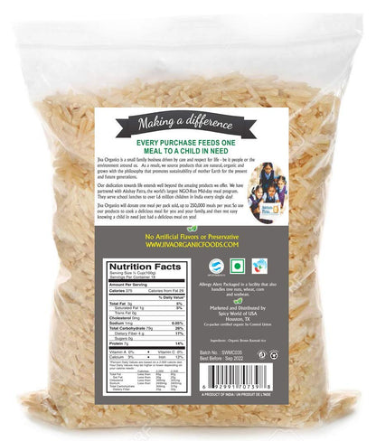 Jiva Organic Brown Basmati Rice 4 Pound Bag - Premium Quality from India (Pack of 8)