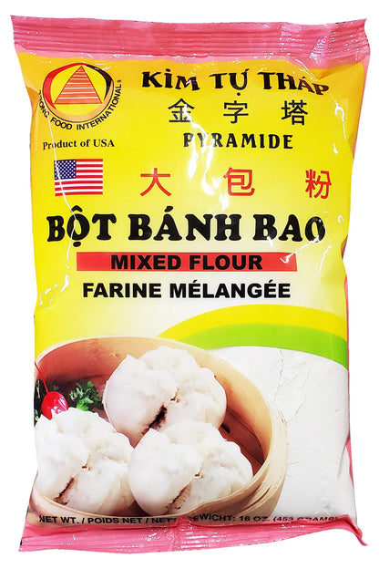 Kim Tu Thap Pyramide Bot Banh Bao - Mixed Flour (6 Pack, Total of 72oz)