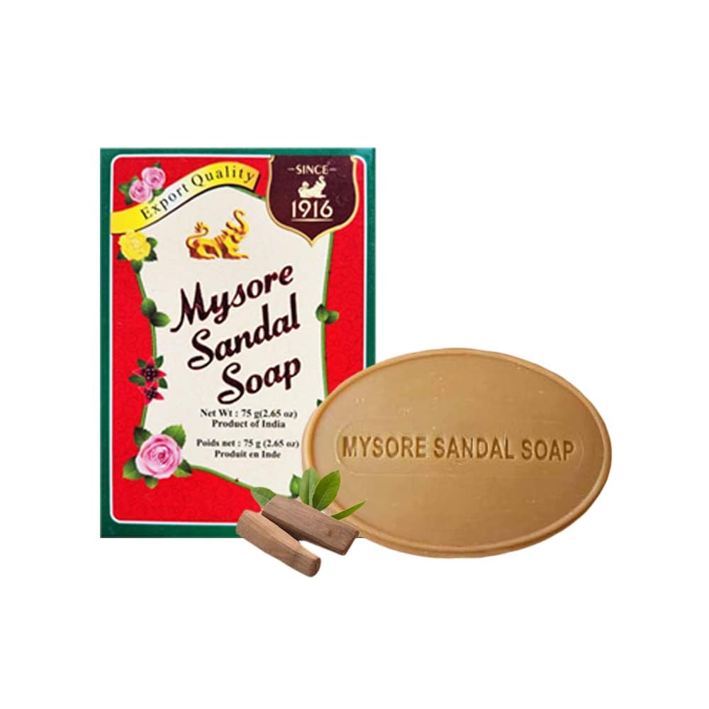 Mysore Sandal Soaps Pack of 10 (75 gr. Bars)