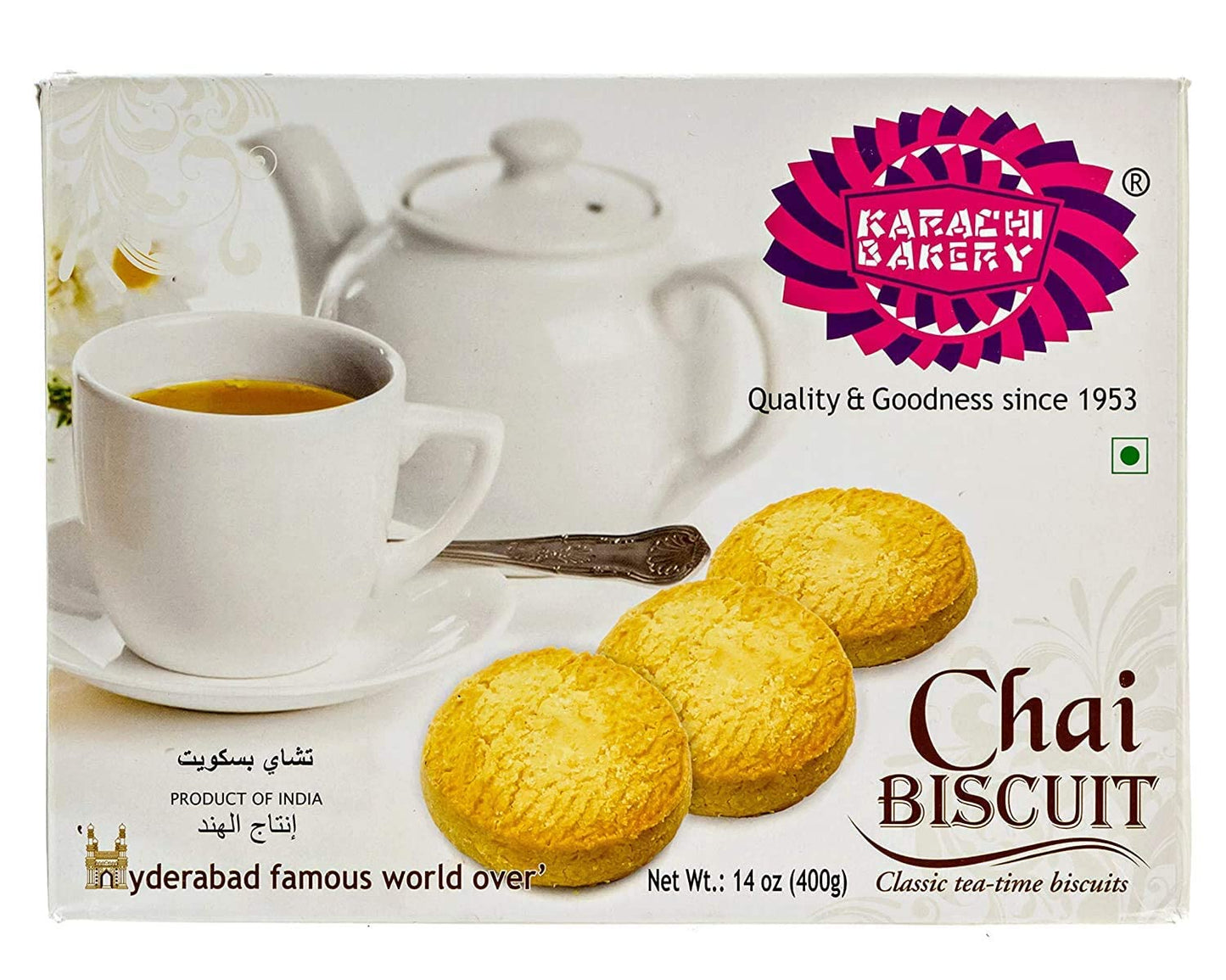 Karachi's Chai Biscuits 400 gms - Biscuits & Cookies