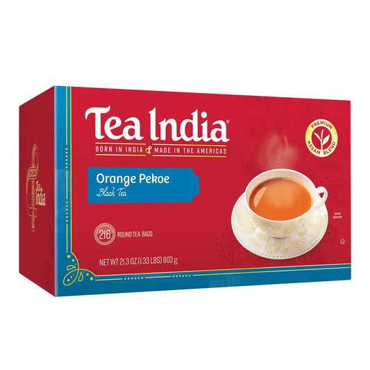 Tea India - Orange Pekoe 216 round tea bags