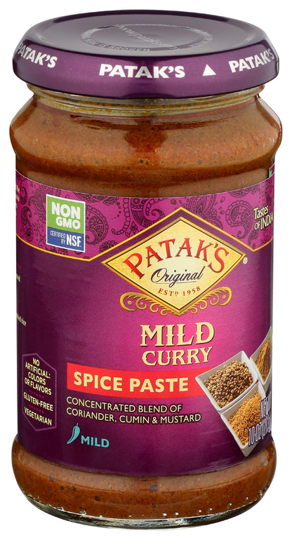 Patak's Mild Curry Paste 10 oz - Pickles & Paste