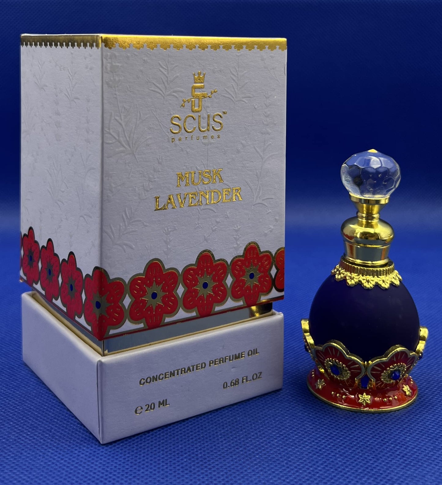 Musk Lavender 20 ML Concentrated Fragrance (0.68 fl. Oz) - by SCUS Perfumes - Bath & Shower