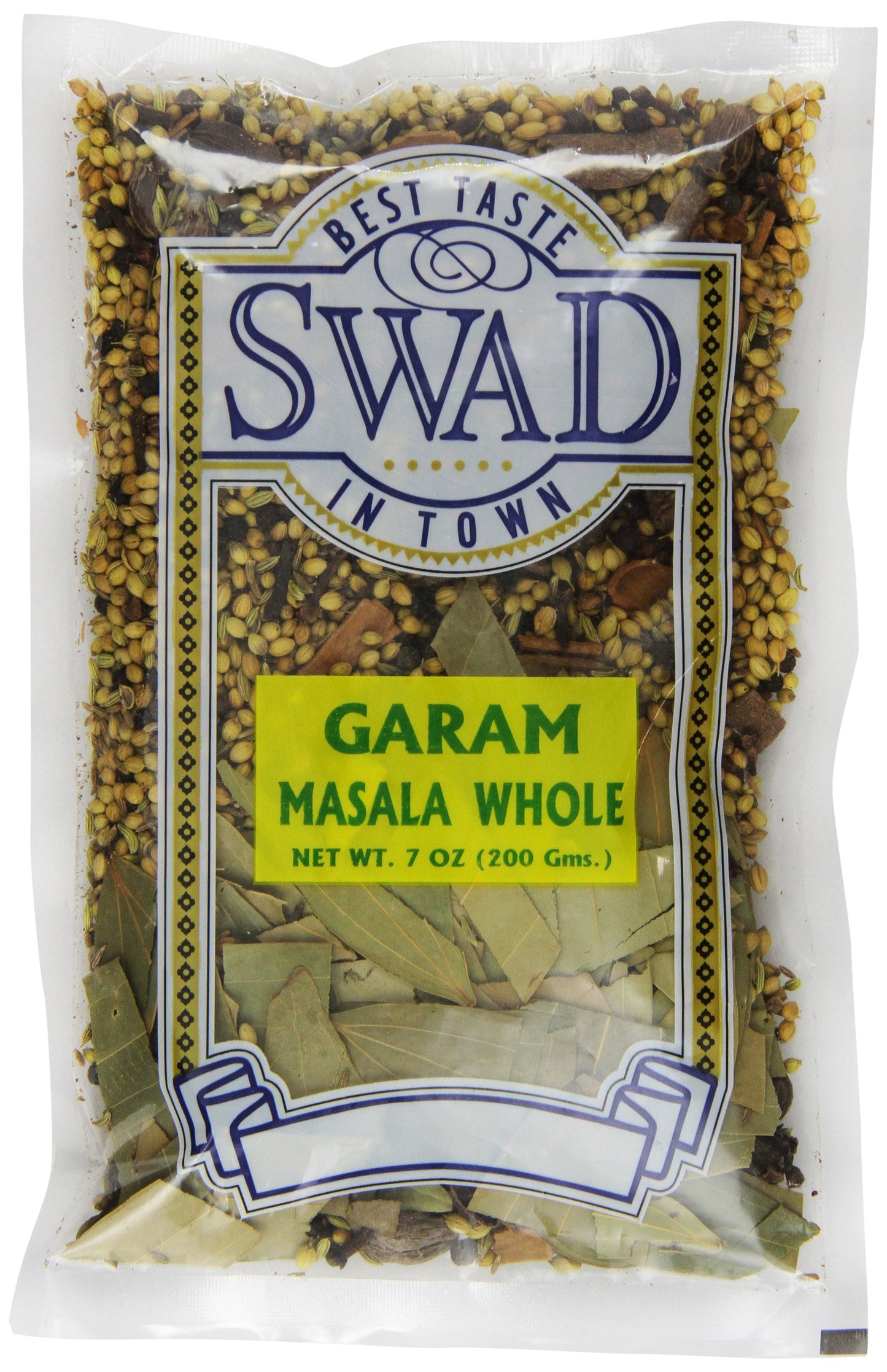 Swad Garam Masala Whole Spices 7 Oz - Indian Spices