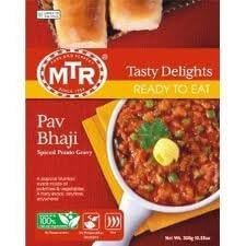 MTR Pav Bhaji, Ready-to-eat, 10.58-ounce Boxes (Pack of 3)