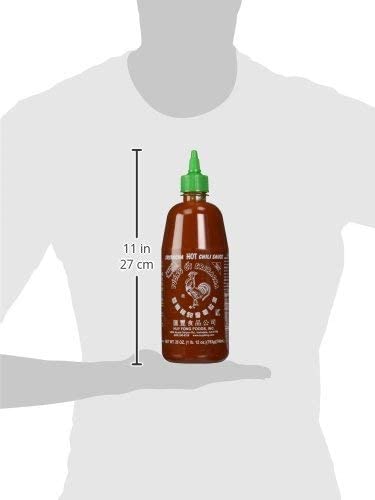 Z. Emma Sriracha Hot Chili Sauce Bottle from Huy Fong 28oz, Pack of 1