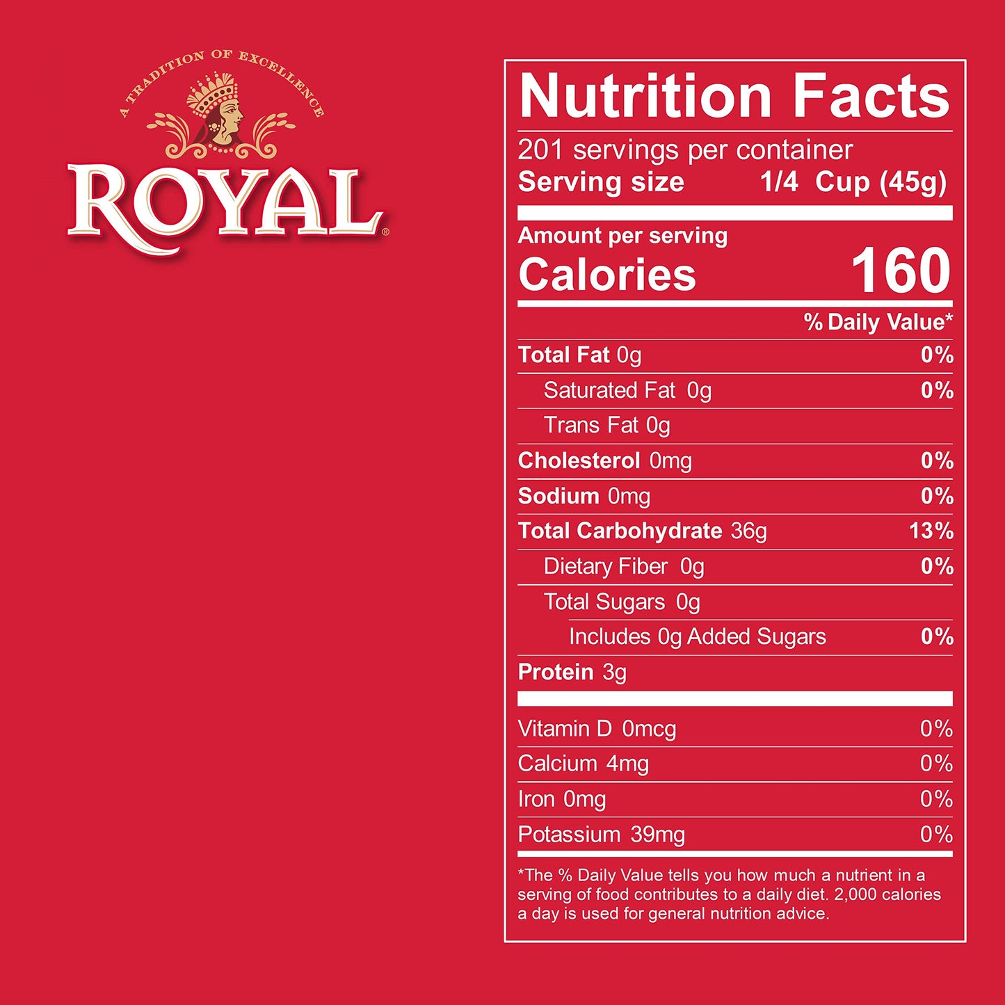 Royal Sonamasuri Medium Grain White Rice 20 lbs