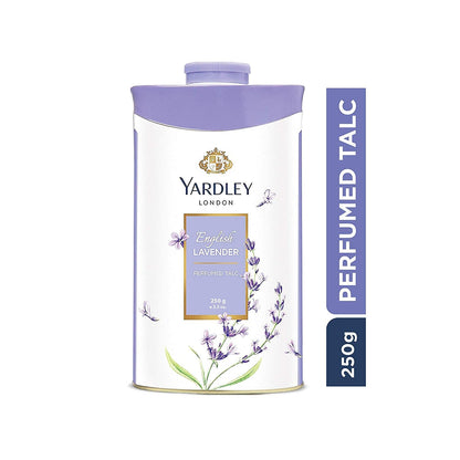 Yardley London Perfumed Fresh Floral Fragrances Locked in a fine & Silky Talcum Powder (Yardley English Lavender Perfumed Talc - 250gm, Pack of 3)...
