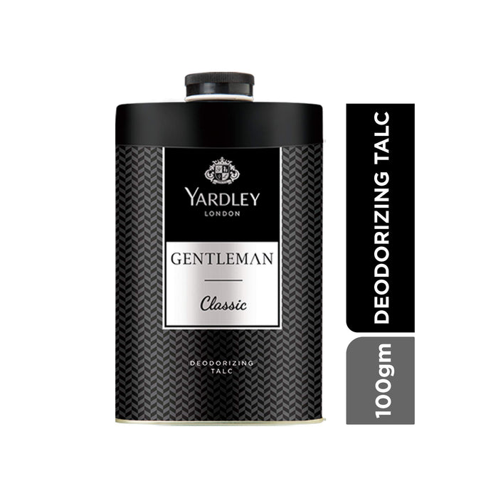 Yardley London Gentleman Deodorising Talc Talcum Powder for Men 100Gm