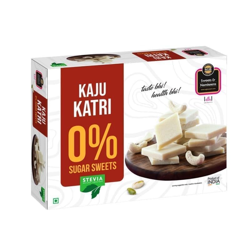 Sukhadia Garbaddas Bapuji Sugar Free Kaju Katri 350gm