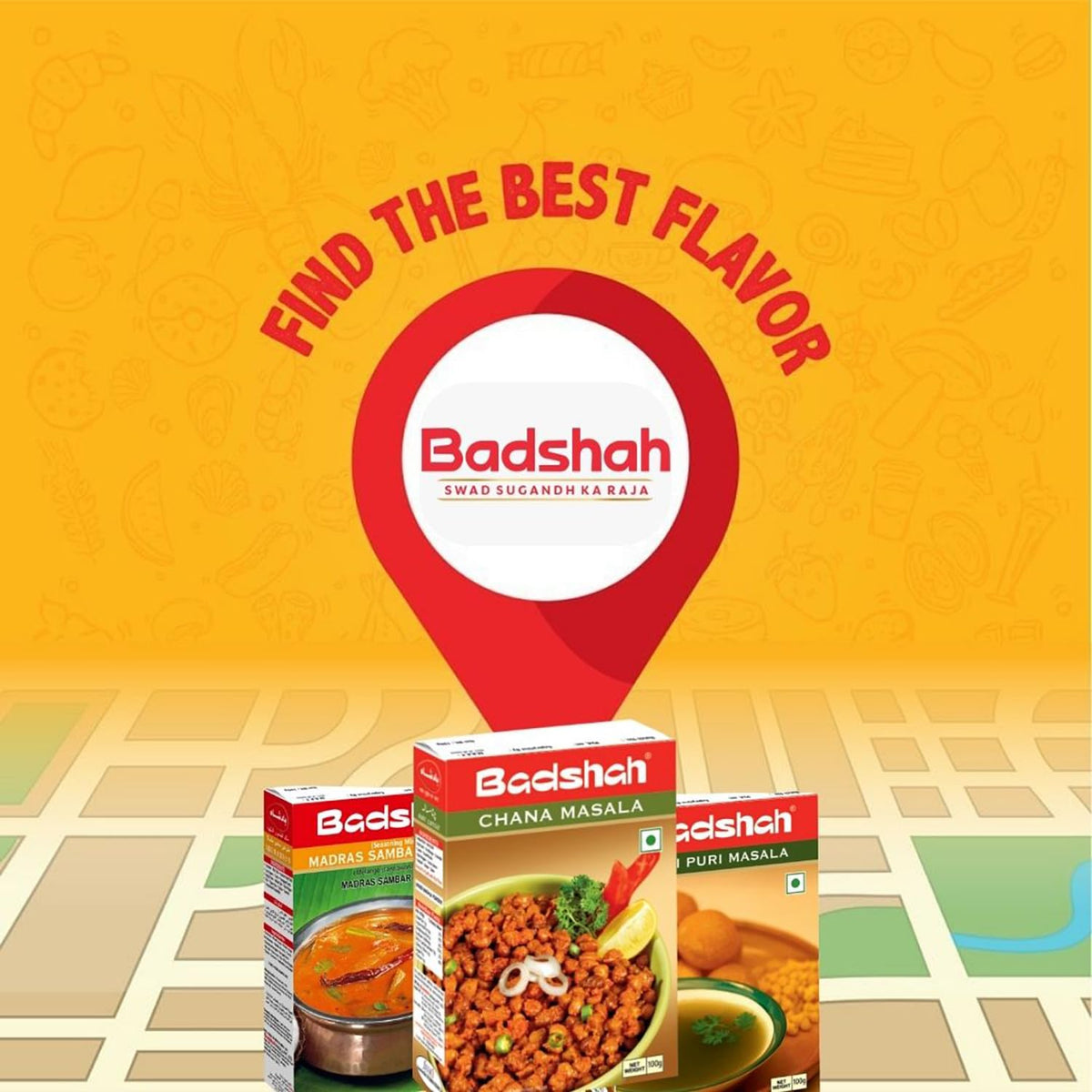 Badshah Masala, Chana, 3.5-Ounce Box (Pack of 12)