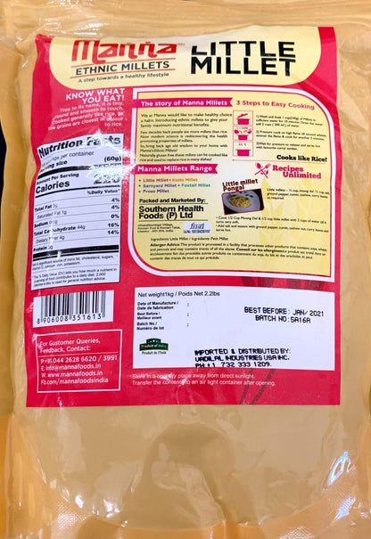 Manna Little Millet - 1 Kgs