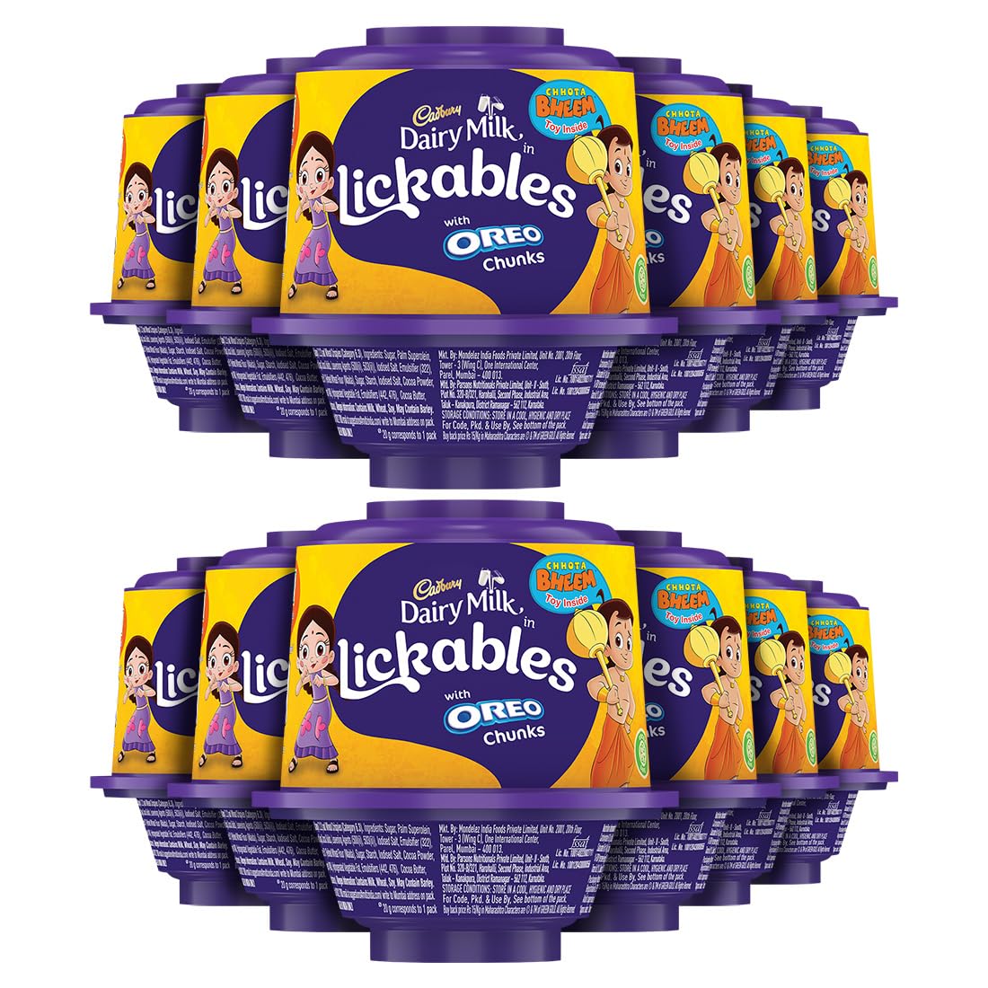Cadbury Dairymilk Lickables With Oreo 20gm x 12