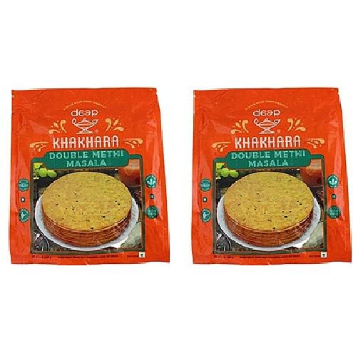 Pack Of 2 - Deep Double Methi Masala Khakhara - 7 Oz