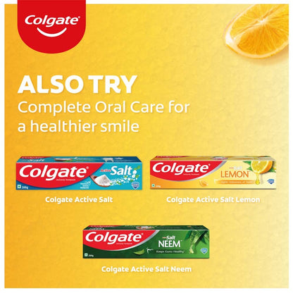 Colgate Active Lemon & Salt Healthy White Toothpaste - 200 g
