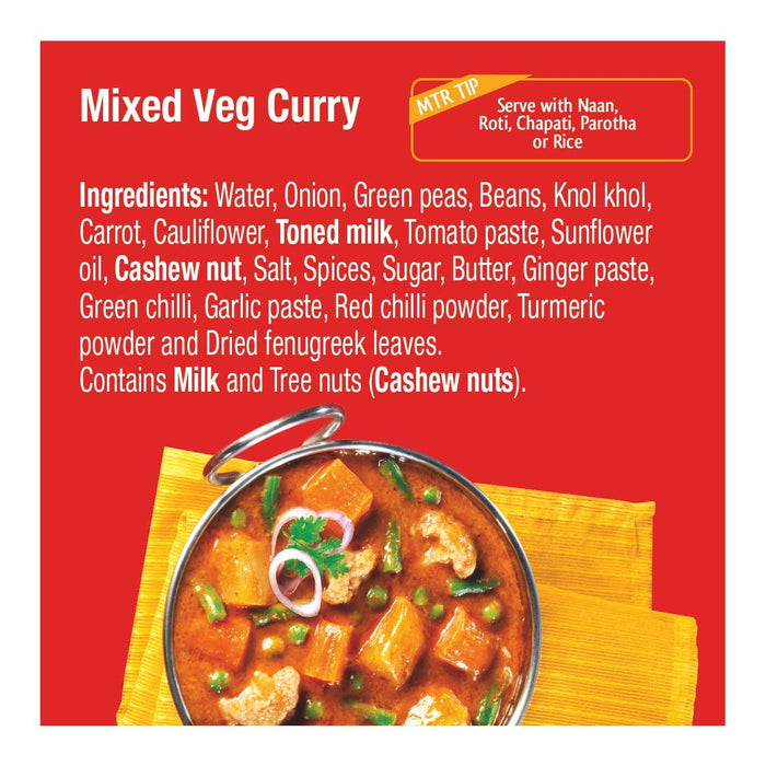 MTR Ready To Eat Mixed Vegatable Curry 300 gms