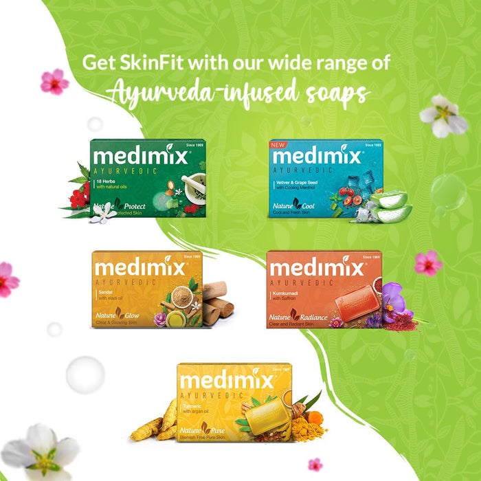 Medimix Ayurvedic Glycerine Soap, 3x125g