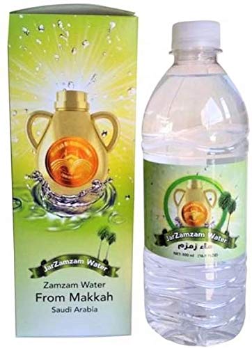 Mecca Zamzam Drinking Water 16.5 fl.oz/500ml 6 Bottles