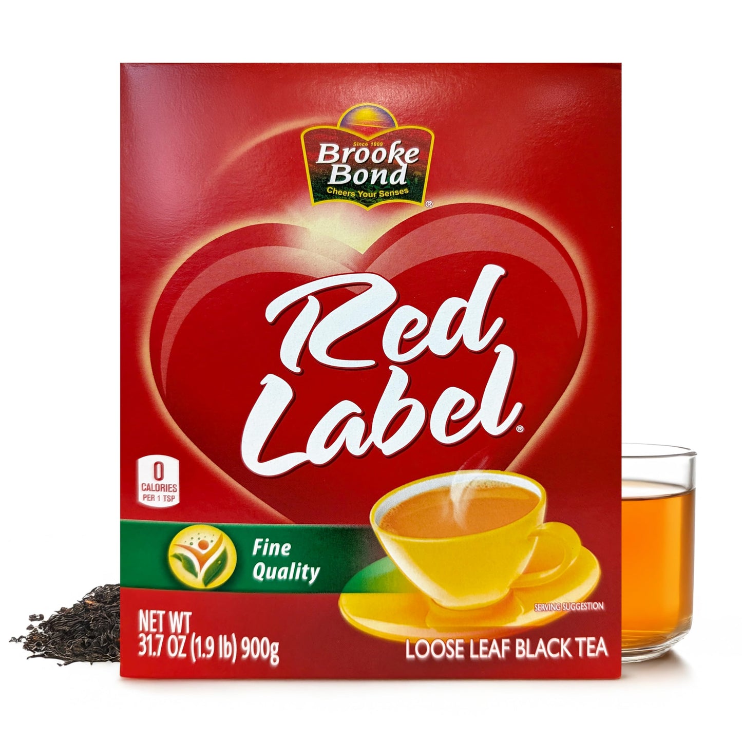 Brooke Bond red label loose leaf black tea 900 gms