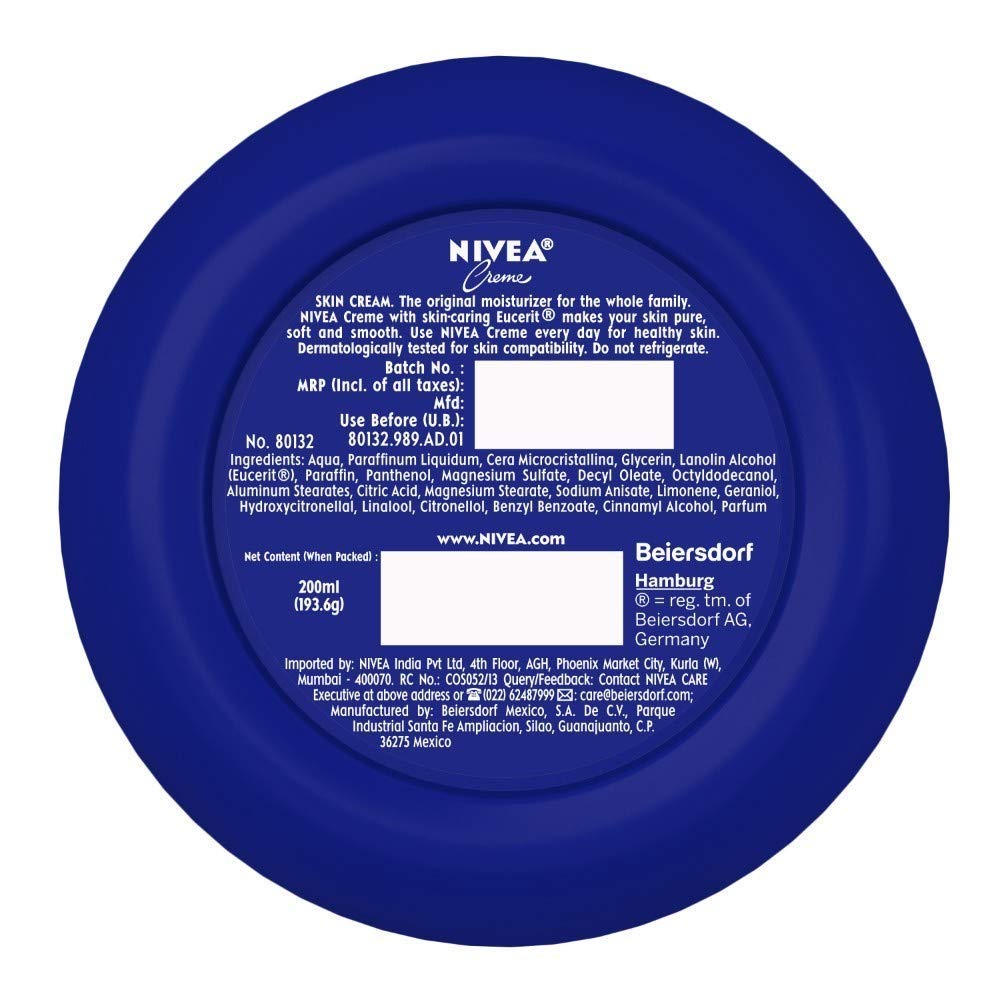 Nivea Creme 200ml - Antiseptic Cream