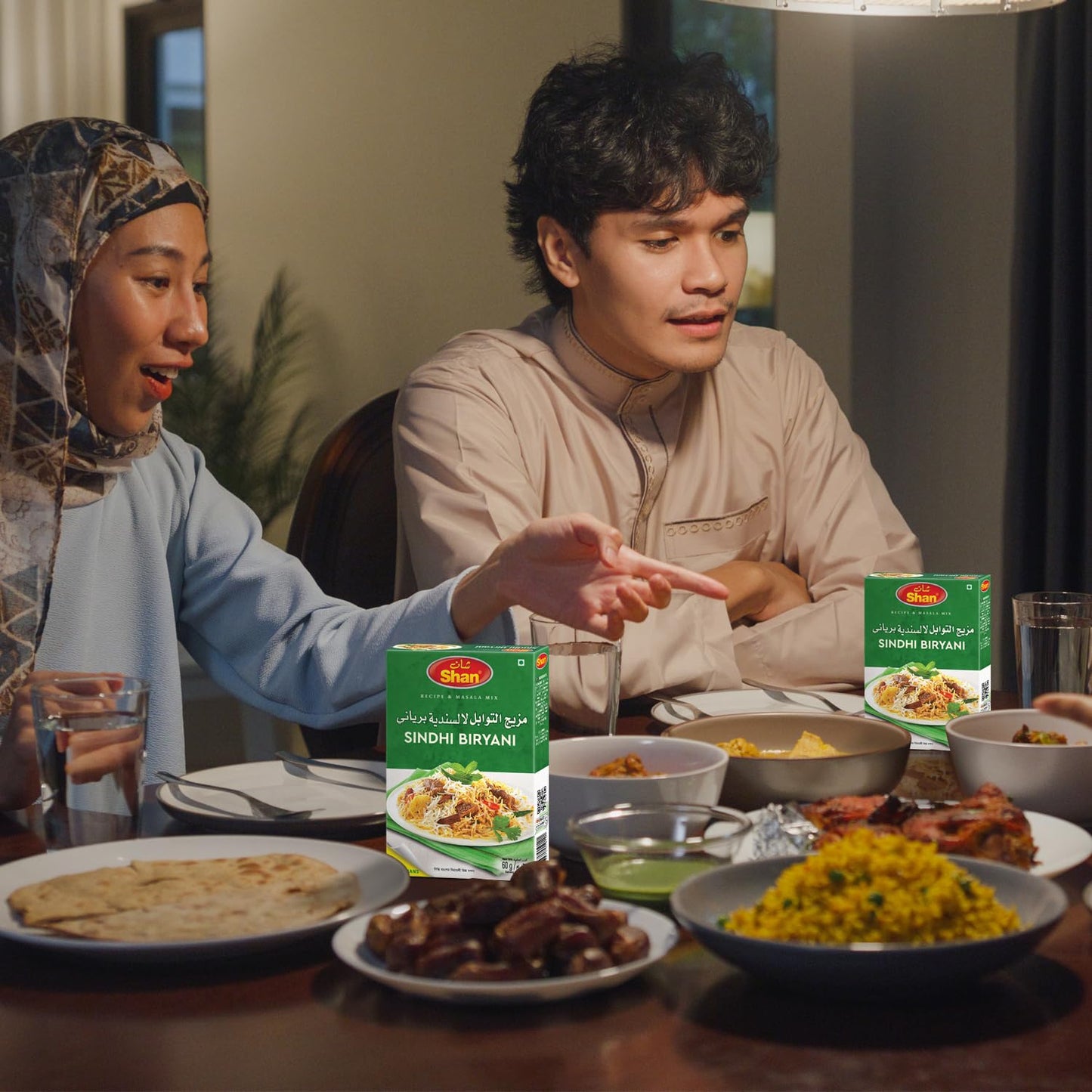 Shan Seasoning Mix For Sindhi Biryani 60 gms - Shan Masala