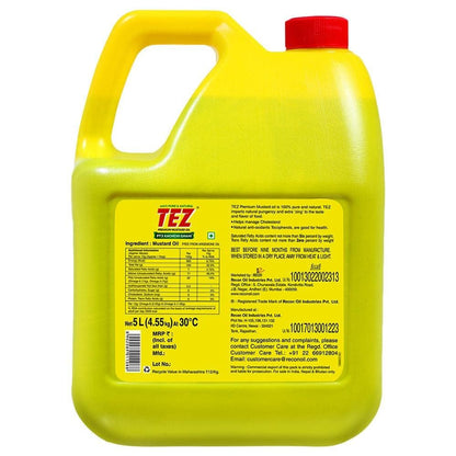 TEZ, Pungent Mustard Oil, 4732 Milliliter(mL)