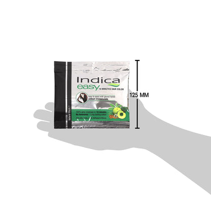 Indica Easy Shampoo Based Hair Colour Black | Pack of 3