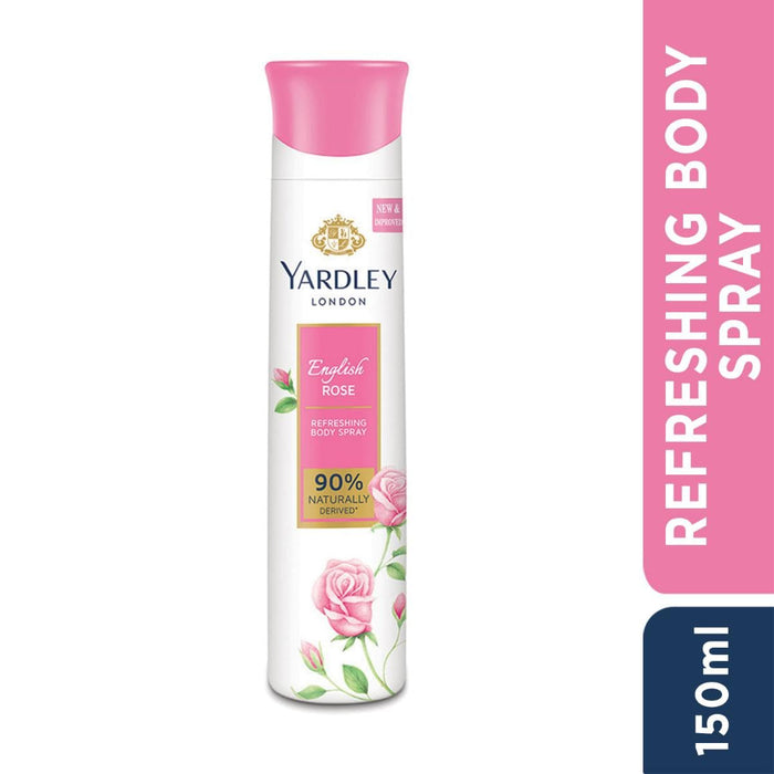 Yardley English Rose Body 150ml 5 Oz Refreshing Body Spray