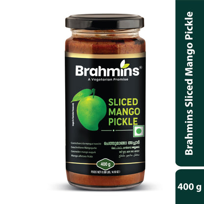 Brahmins Sliced Mango PickleBrahmins Sliced Mango Pickle - 400 Gms