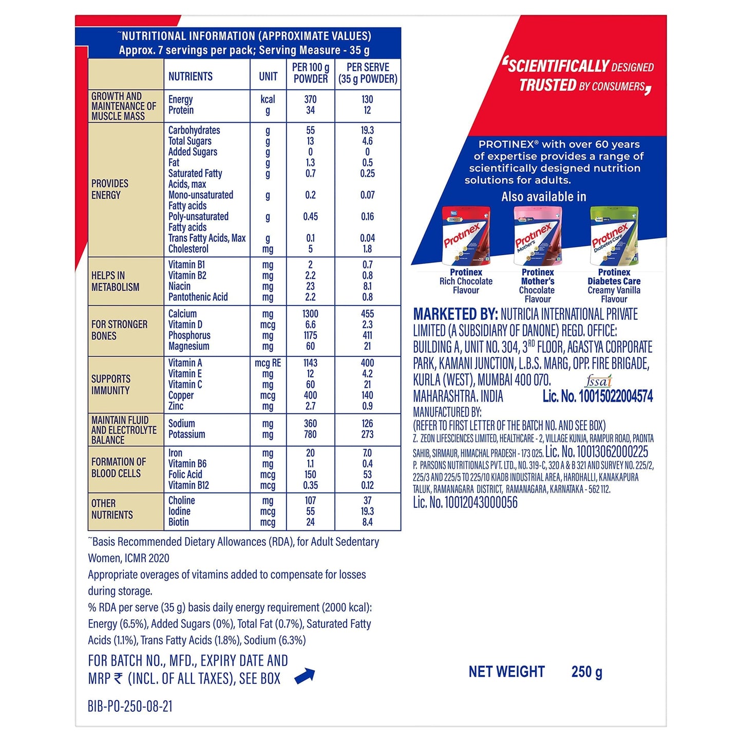 Protinex Vanilla Tin - 250g