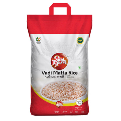 Double Horse, Vadi Matta/Long Grain Rice, 11 Pound(LB)