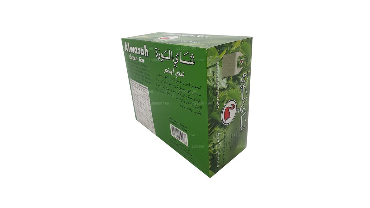 Alwazah green tea, 100-bag box, 200-g