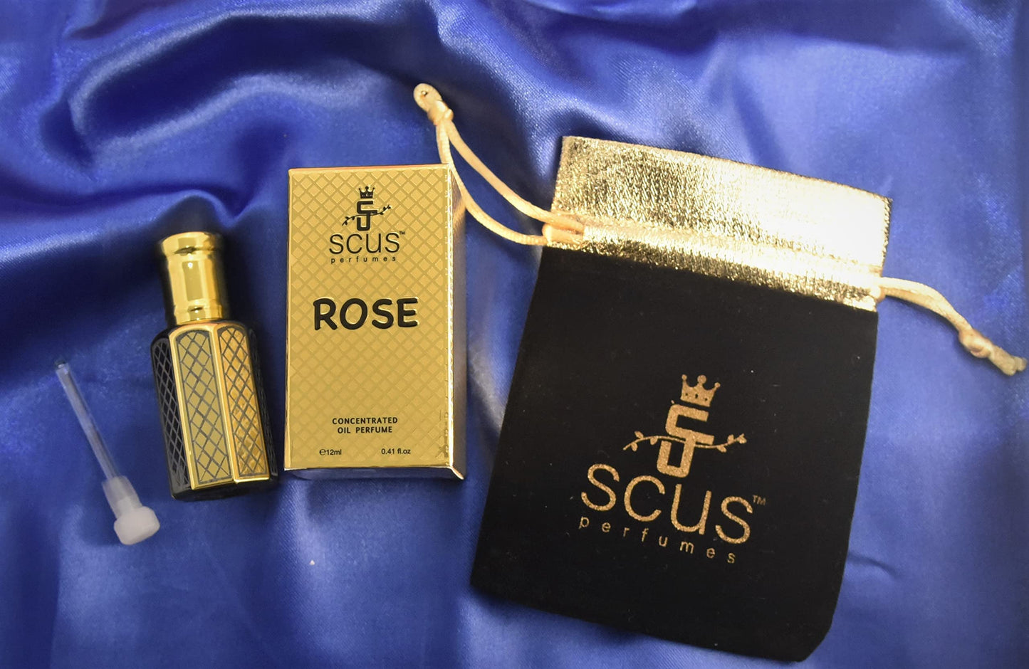 Rose 12 ML Concentrated Fragrance (0.41 fl. oz.) - by SCUS Perfumes - Bath & Shower