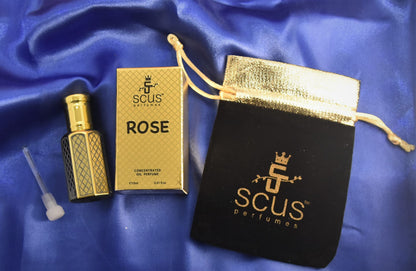 Rose 12 ML Concentrated Fragrance (0.41 fl. oz.) - by SCUS Perfumes - Bath & Shower