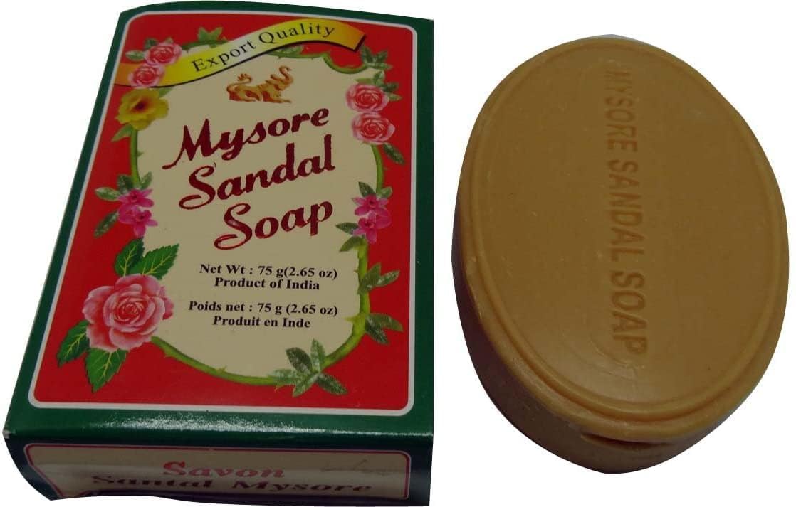Mysore Sandalwood Sandal Soap 125g (Pack of 4)