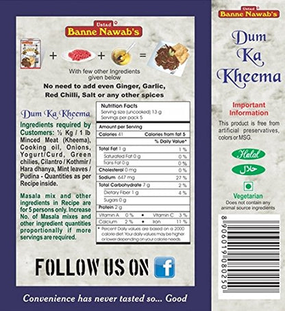 Banne Nawab's Dum ka Kheema 65 gms