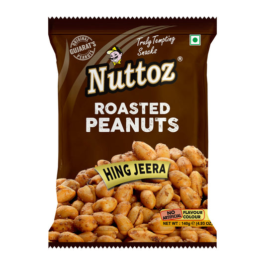 Nuttoz Roasted Peanuts Black Pepper 140gms